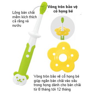 Bàn chải đánh răng Richell cho bé từ 3 tháng tuổi
