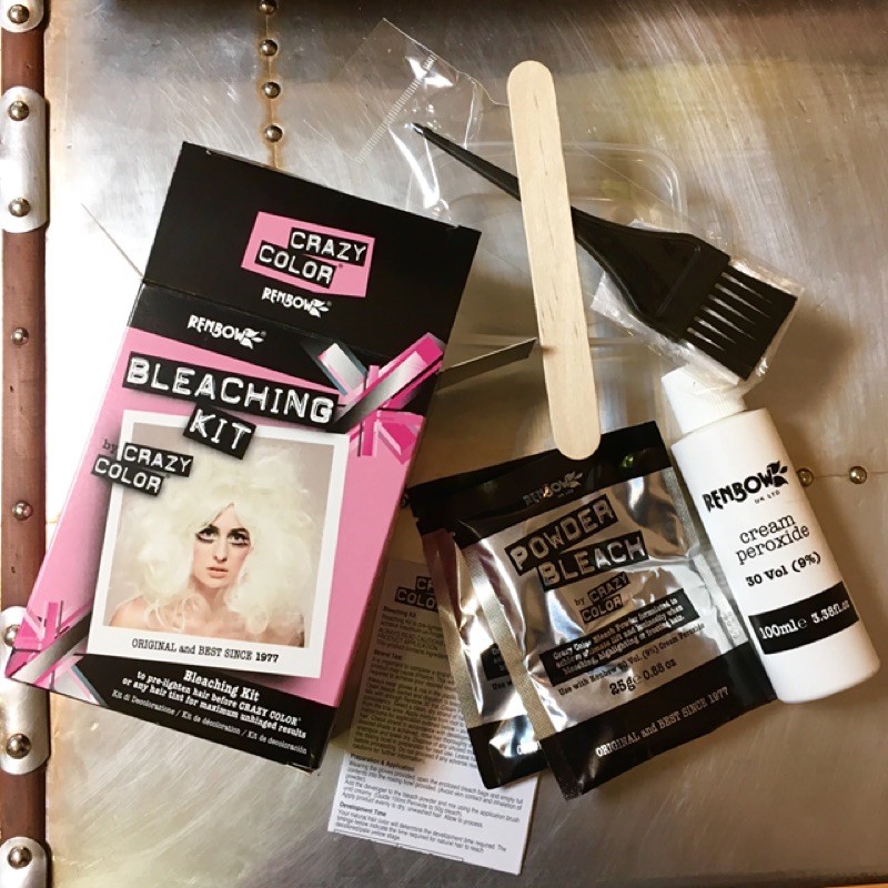 Set tẩy tóc Crazy Color Bleaching Kit