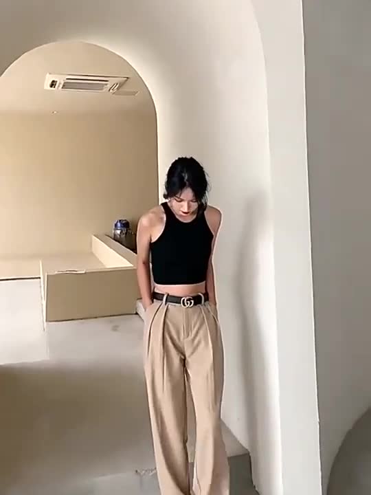 Áo Ba Lỗ Nữ Xuất Khẩu Dáng Croptop Cotton Tăm Siêu Mềm Mịn | BigBuy360 - bigbuy360.vn