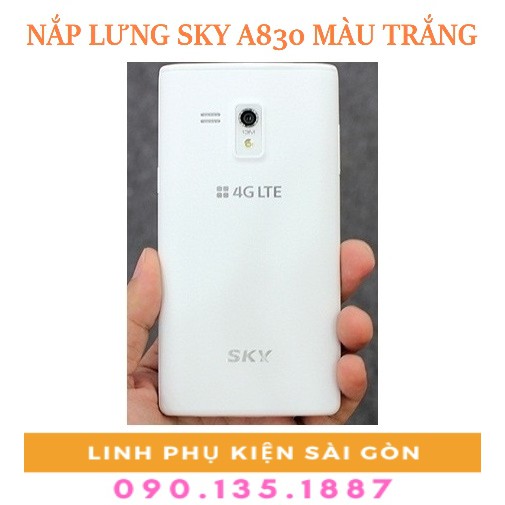 NẮP LƯNG SKY A830 MÀU TRẮNG