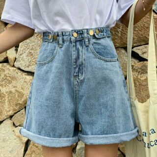 Short Nữ Quảng Châu, Quần Short Nữ Cạp Cao, Short Jean Đẹp Độc