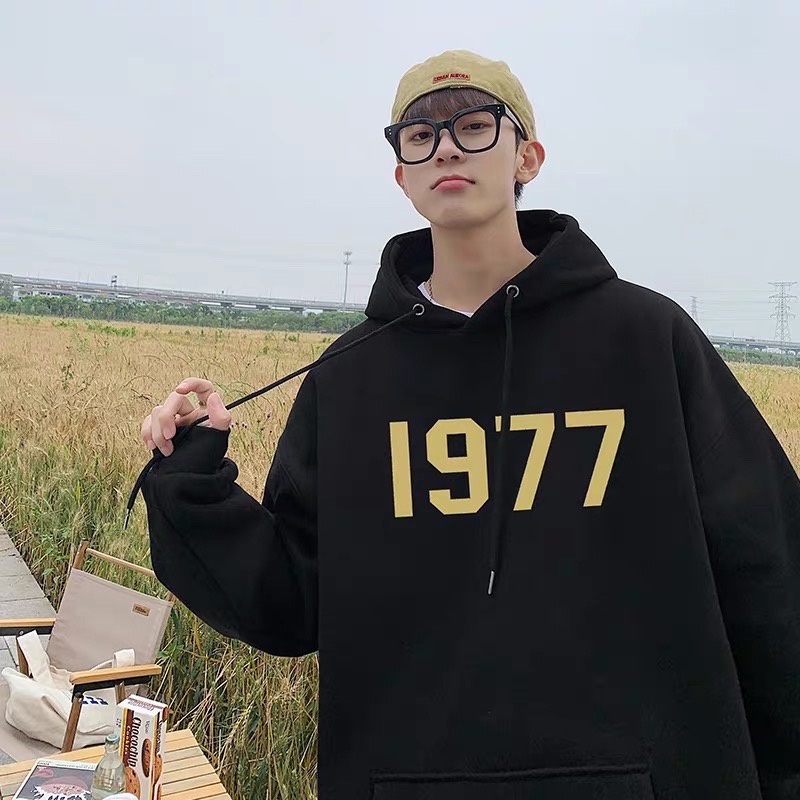 (Ảnh Thật) Áo Khoác Hoodies 1977 - Chất Nỉ Mát - Thời Trang Chống Nắng Hàn Quốc