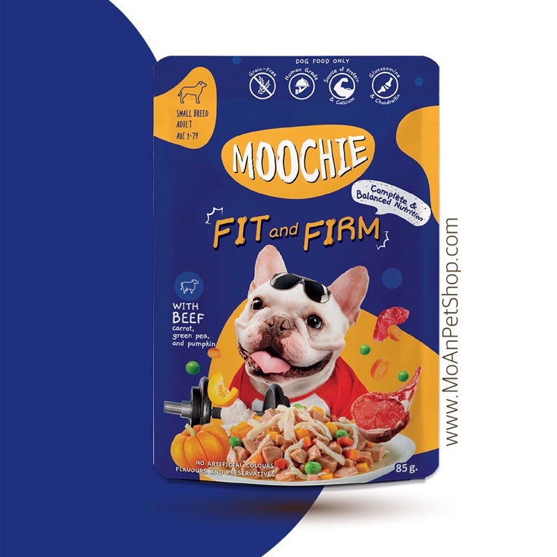 Pate Moochie Thái Lan Healthy Growth Puppy Phát Triển Khoẻ Mạnh Gói 85g