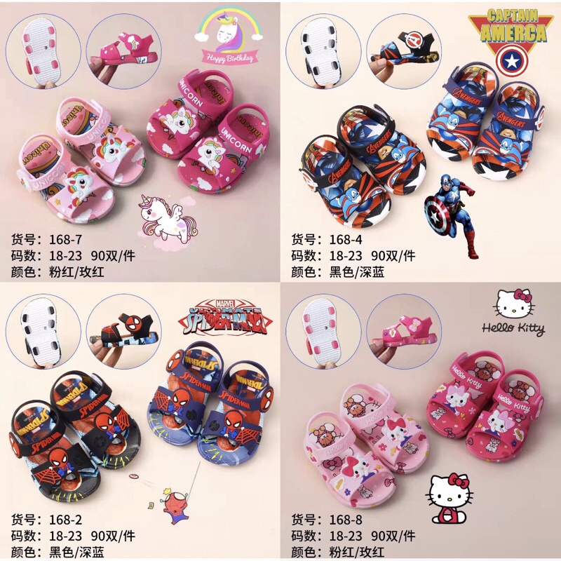 (HÀNG SẴN) Sandan tập đi cho bé trai, bé gái hàng quảng châu cao cấp siêu mềm êm size 18-23