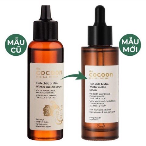 Tinh Chất Kiểm Soát Bã Nhờn, Dưỡng Sáng Da Chiết Xuất Bí Đao The Cocoon Winter Melon Serum 70ml