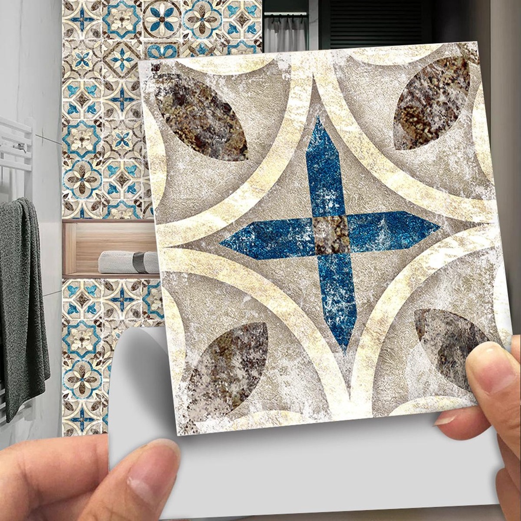 Sticker Dán Tường Chống Thấm Nước Họa Tiết Đá Cẩm Thạch