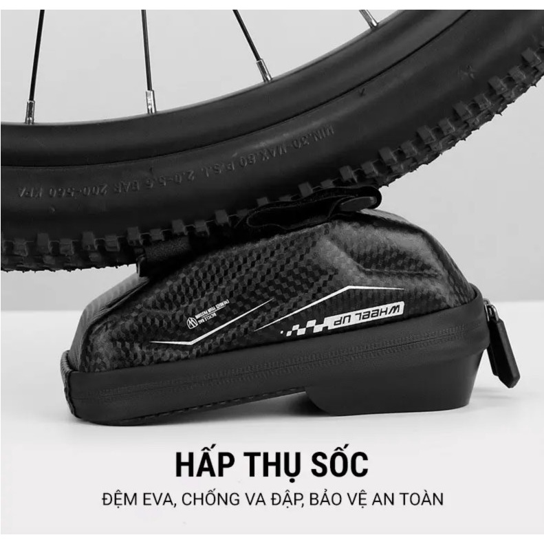 Túi điện thoại ghi đông xe đạp Wheel Up HBB-03