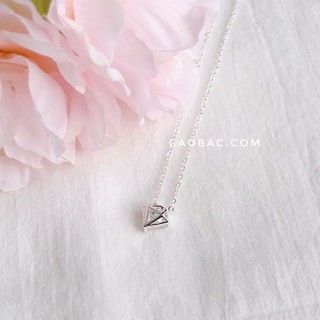 Dây chuyền bạc ta kim cương