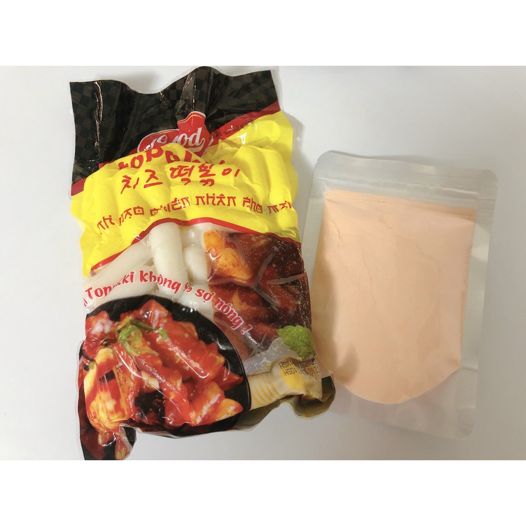 500g bánh gạo nhân phô mai Jofood kèm phô mai và nước sốt