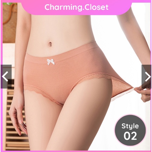 Combo 5 quần chip nữ cotton nhăn kháng khuẩn siêu mát co dãn 4 chiều thoáng khí