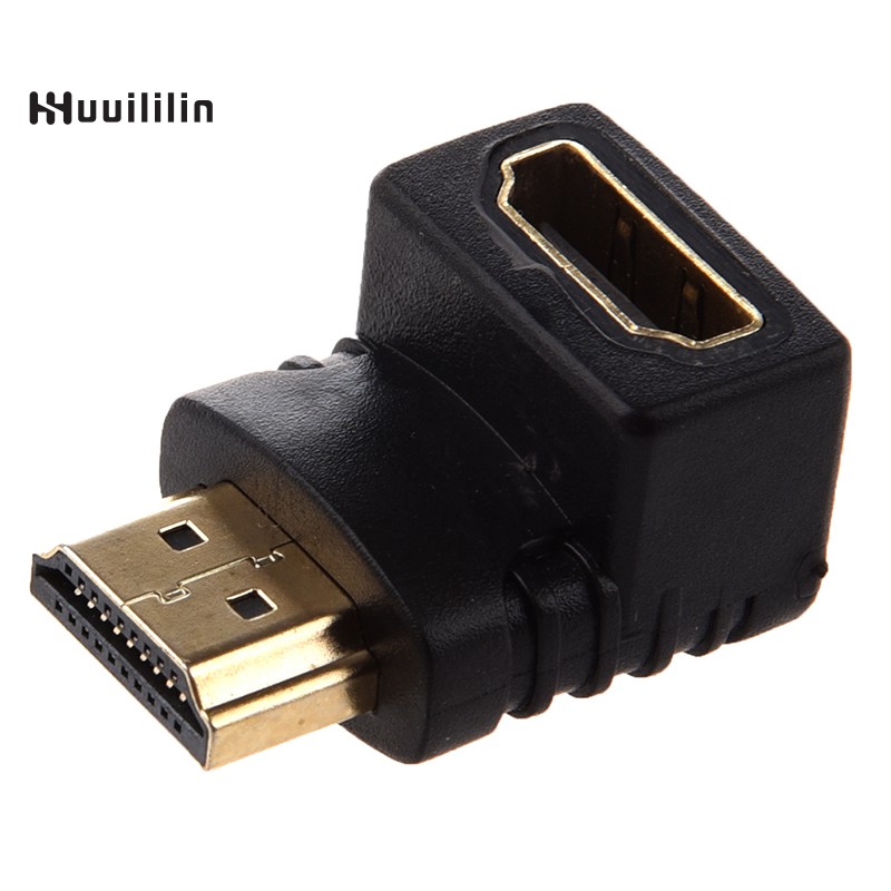 Đầu Chuyển Đổi Hdmi Góc 90 Độ - Màu Đen