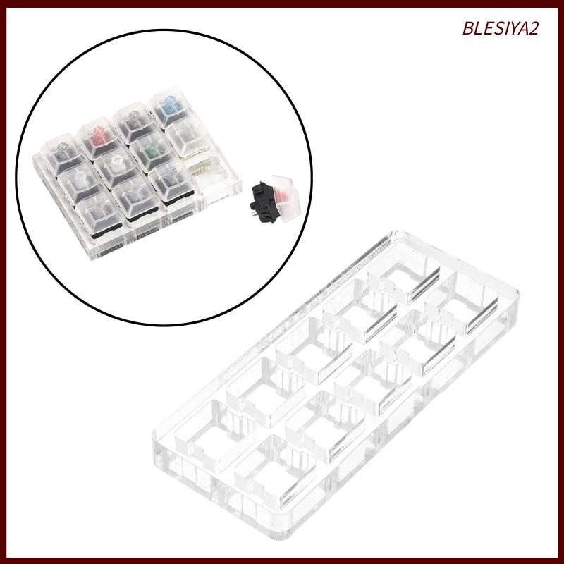Tấm acrylic kiểm tra công tắc dành cho bảng công tắc Cherry Mx nhiều kiểu tùy chọn