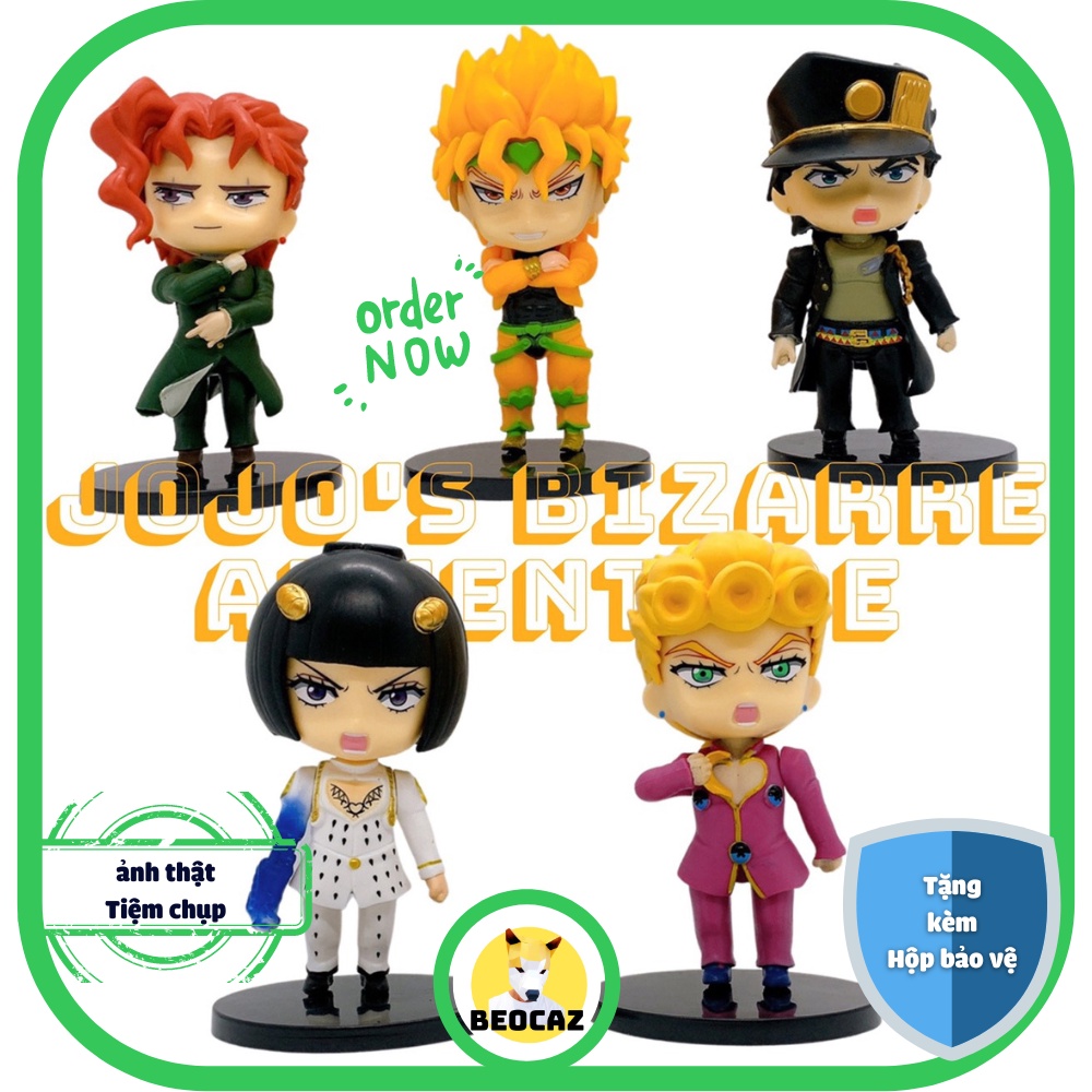 Mô Hình Jojo's Bizarre Adventure Mẫu To Cuộc Phiêu Lưu Bí Ẩn dễ thương Jojo Dio Jotaro Noriaki Đồ chơi Anime Beocaz