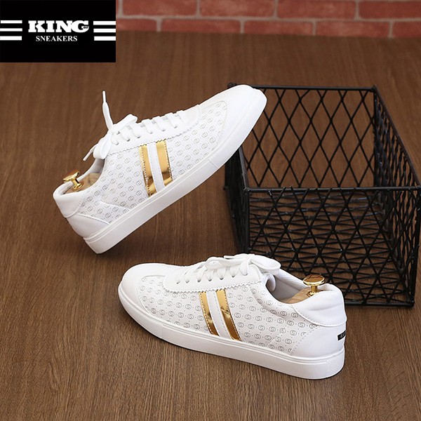 Giày nam sneaker thể thao màu trắng giá rẻ cho học sinh đi học đep OCT