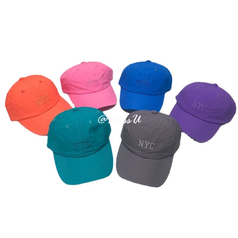 Mũ Lưỡi Trai Chống Nắng Nhanh Khô Thêu Chữ Phong Cách Hàn Quốc