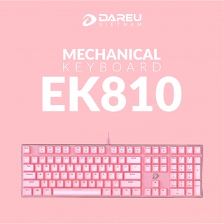 [Mã 99ELHA giảm 7% đơn 300K] Bàn phím cơ Gaming DareU EK810 104 key chính hãng Mai Hoàng phân phối