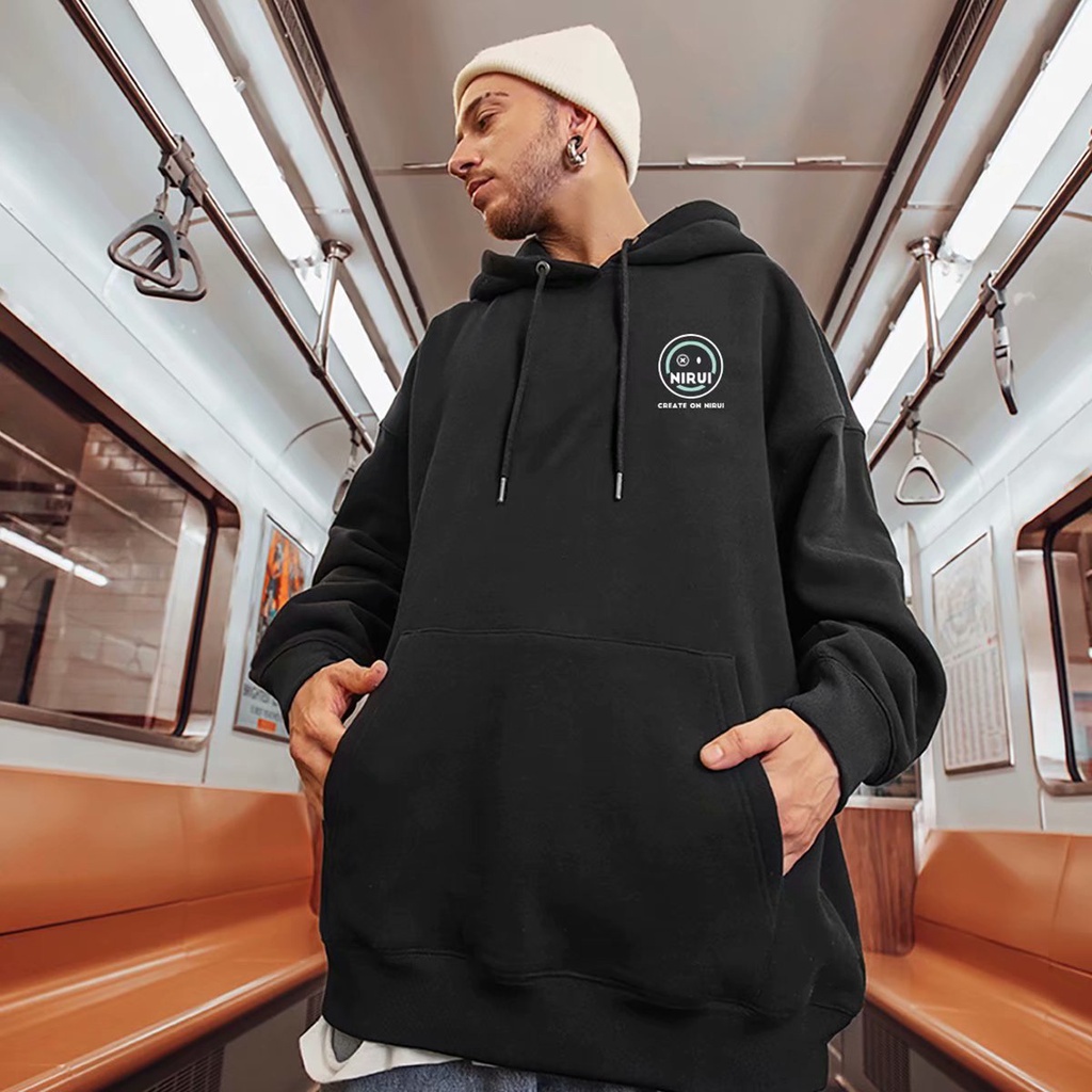 [ Mã 12FASHIONSALE1 giảm 10K đơn 50K ] Áo Hoodie Dáng Rộng In Họa Tiết Thời Trang Hip Hop Cá Tính Cho Nam (M-8Xl) | BigBuy360 - bigbuy360.vn