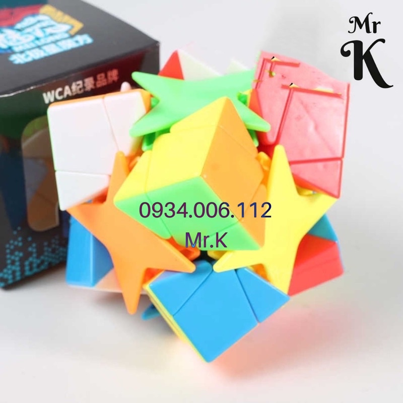 RUBIK BIẾN THỂ MFJS MEILONG POLARIS CUBE STICKERLESS