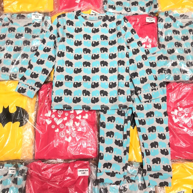 [ Sz 10-40kg] Bộ pijama cottong dầy UMI