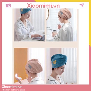 ❤️tốt nhất shopee❤️ Khăn Trùm Đầu Cao Cấp Siêu Thấm Hút
