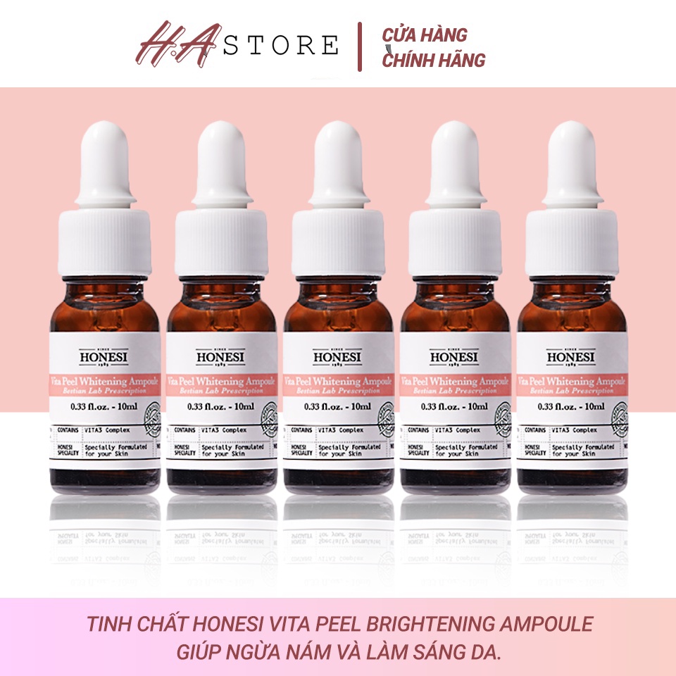 Tinh Chất Ngừa Nám Và Làm Sáng Da HONESI Vita Peel Brightening Ampoule