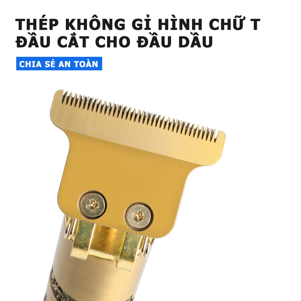 Tông đơ chấn viền -T9 Tông đơ cắt tóc tượng Phật,Tăng đơ cắt tóc cạo râu - Tông đơ cắt tóc gia đình cạo râu