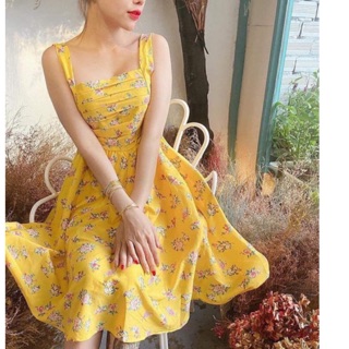 Đầm hoa nhí ❤️free ship đơn 50k❤️giảm 10k nhập mã ( VAY DEP ) đầm nữ thiết kế chợ An Đông