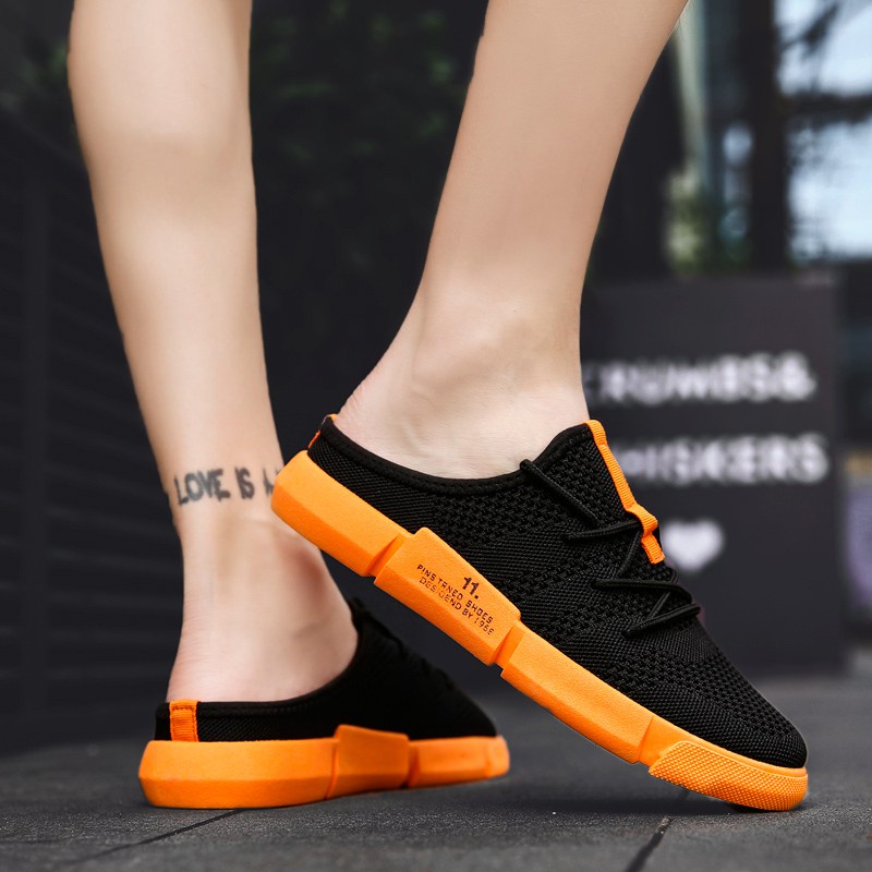 Xăng đan Lưới Cao Su Chống Trượt Thời Trang Mùa Hè Cho Nam