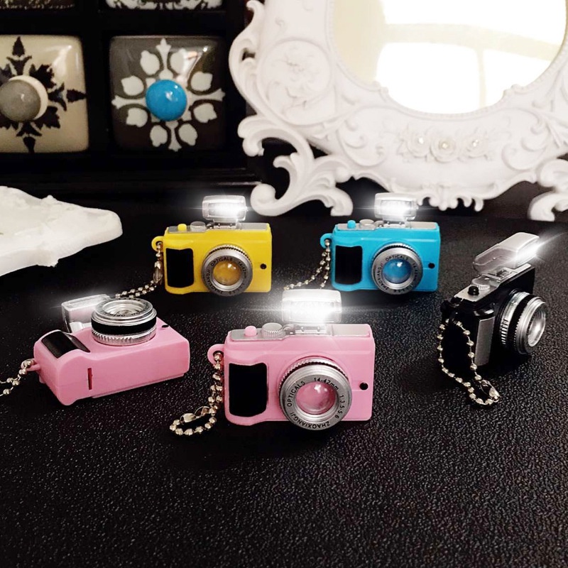 TIKTOK Popular hip-hop style Harajuku men and women pendants couple personality glow hipster camera necklace