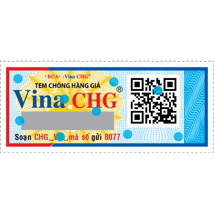 Tem chống hàng giả đa công nghệ kết hợp SMS, 4.0, nhiệt, nước