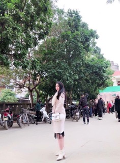 Áo dạ dáng dài cổ lông ( cam kết hàng loại 1)