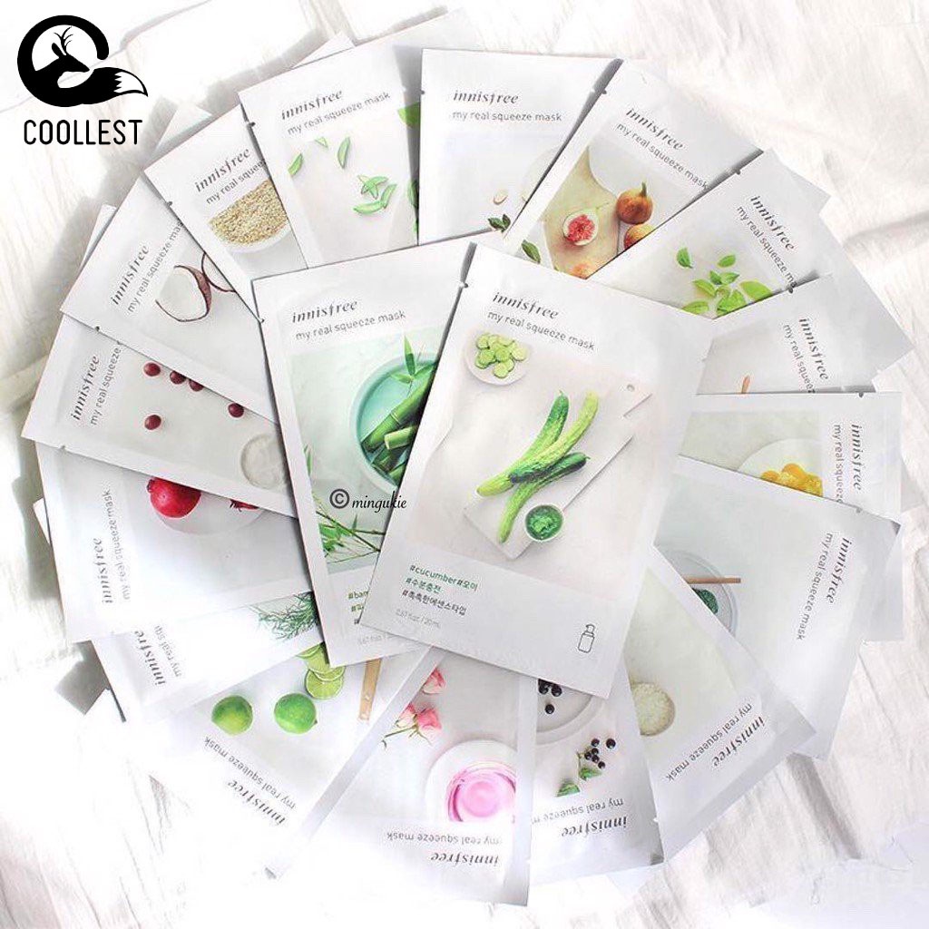 {Auth Hàn} Mặt Nạ Innisfree My Real Squeeze Mask Hàn Quốc