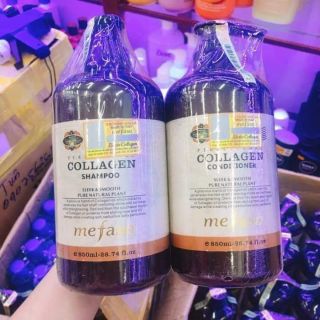 Bộ dầu gội xả Collagen Mefaso Ý