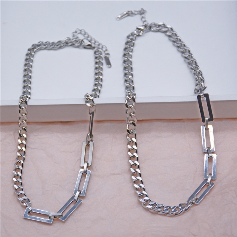 Vòng cổ Thép Titan Phong Cách Hip Hop Đơn Giản Thời Trang