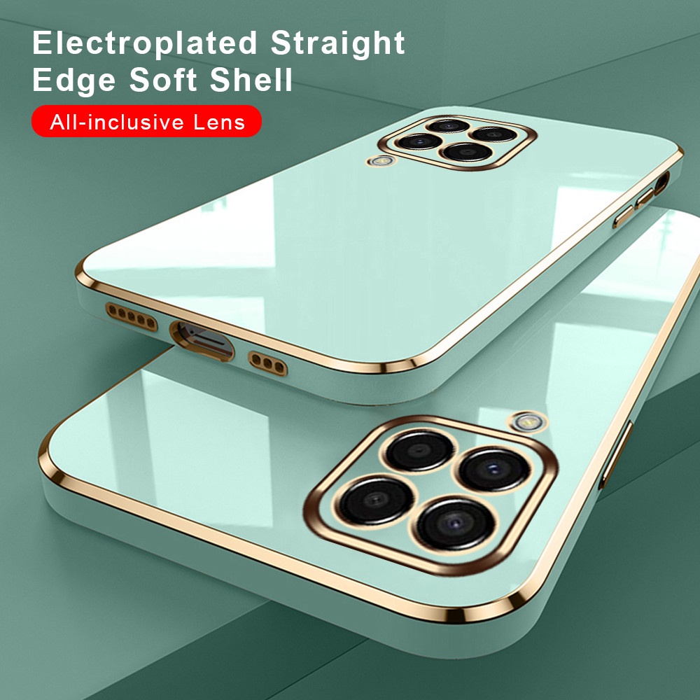 Ốp Điện Thoại Silicon Chống Sốc Mạ Viền Cho Samsung Galaxy M33 5G 2022 6.6" Sumsung M