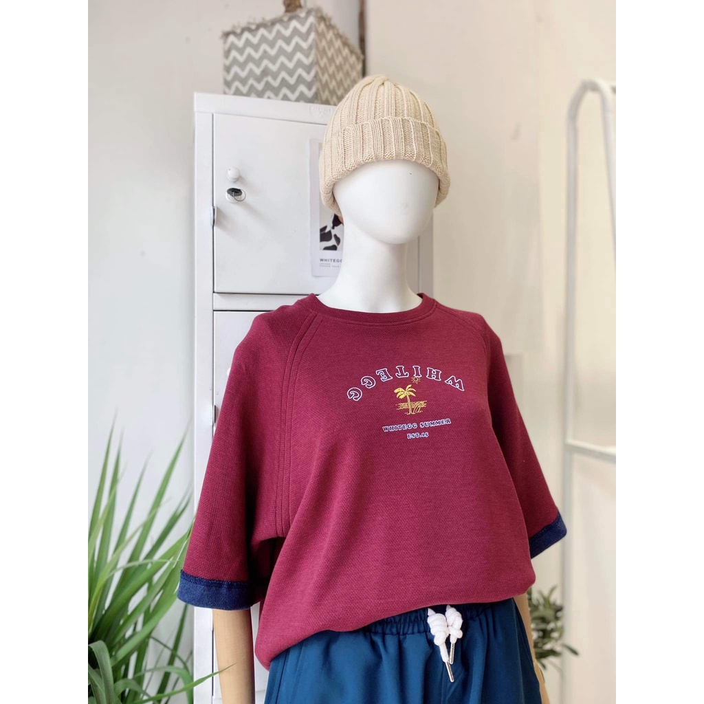 ÁO THUN MẶC ĐƯỢC 2 MẶT IN HÌNH CÂY DỪA MÙA HÈ 2 FACES