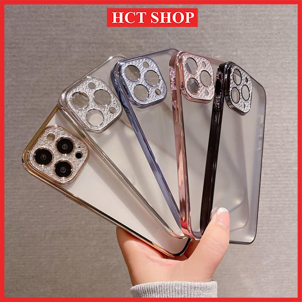 Ốp lưng SULADA camera hoạ tiết diamond cho iPhone 11Promax, 12Promax, 13Promax, 14Promax siêu sang