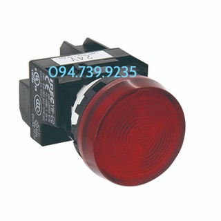 Đèn báo IDEC YW1P-1EQM3 _ Đèn Báo Pha Ф22 _Đèn Báo Tủ Điện phi 22 IDEC