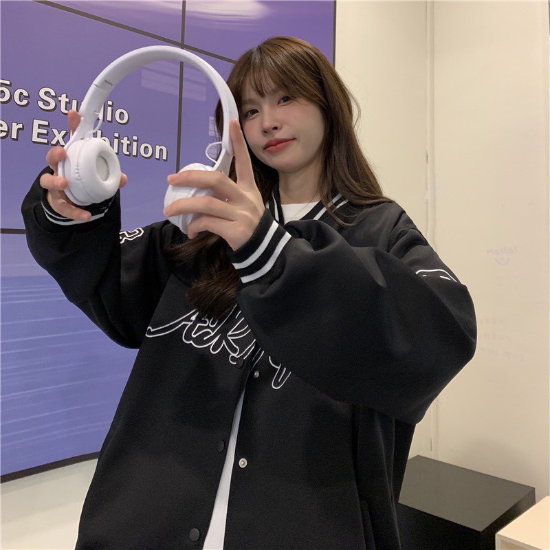 Áo khoác nỉ bomber nam nữ,Áo sweater hoodie nam nữ from rộng | BigBuy360 - bigbuy360.vn