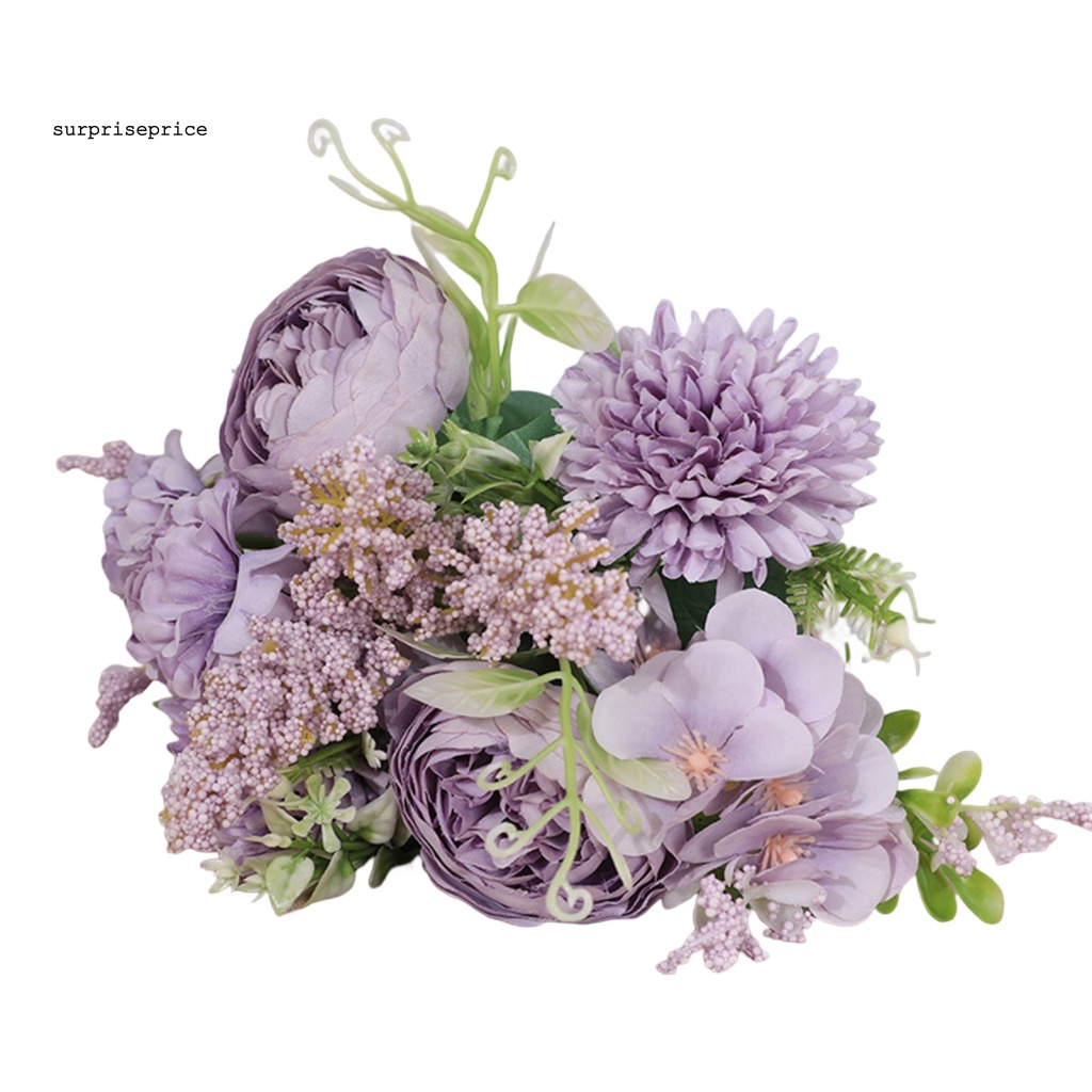 Bó Hoa Giả Bằng Lụa Dùng Trang Trí Xinh Xắn