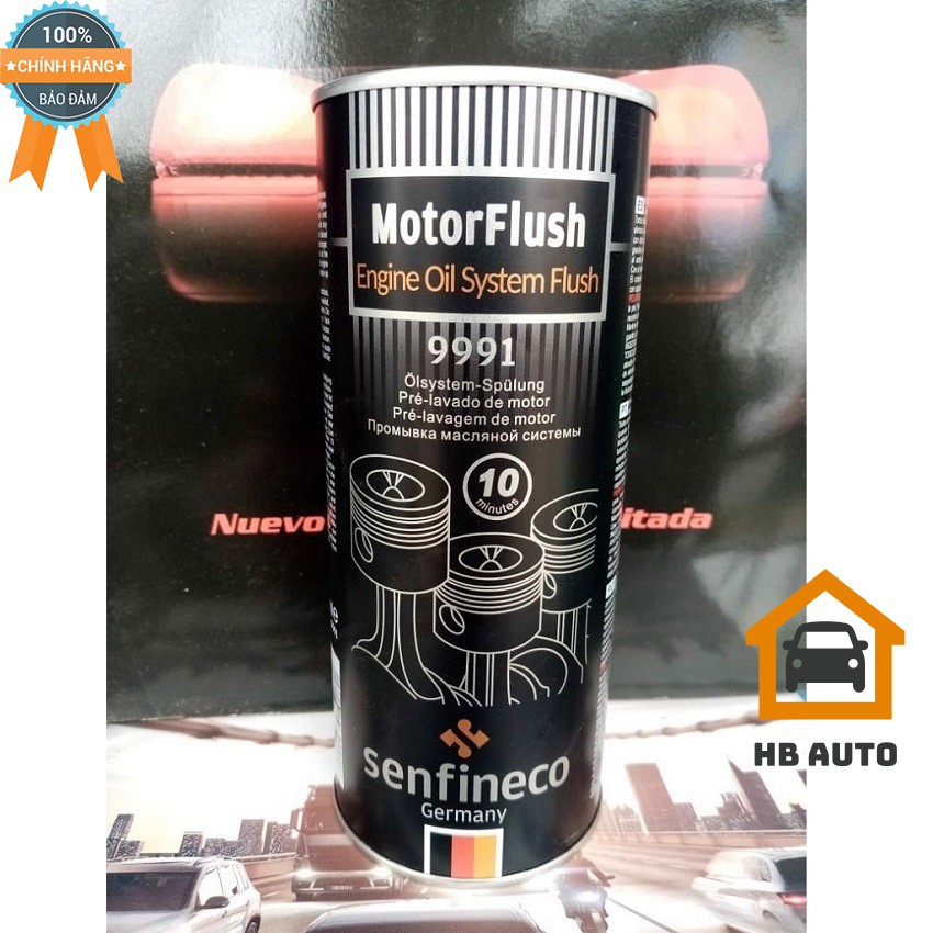 [Nên Dùng] Súc Rửa Động Cơ Ô Tô Senfineco 9991 – 443ML Motor Flush Engine Oil System Flush, Hàng Đức Chính Hãng .