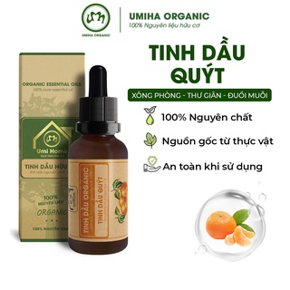 Tinh dầu Quýt hữu cơ UMIHA ORGANIC nguyên chất 10ml hương thơm ngọt ngào giúp thư giãn, ngủ ngon, thanh lọc khử khuẩn