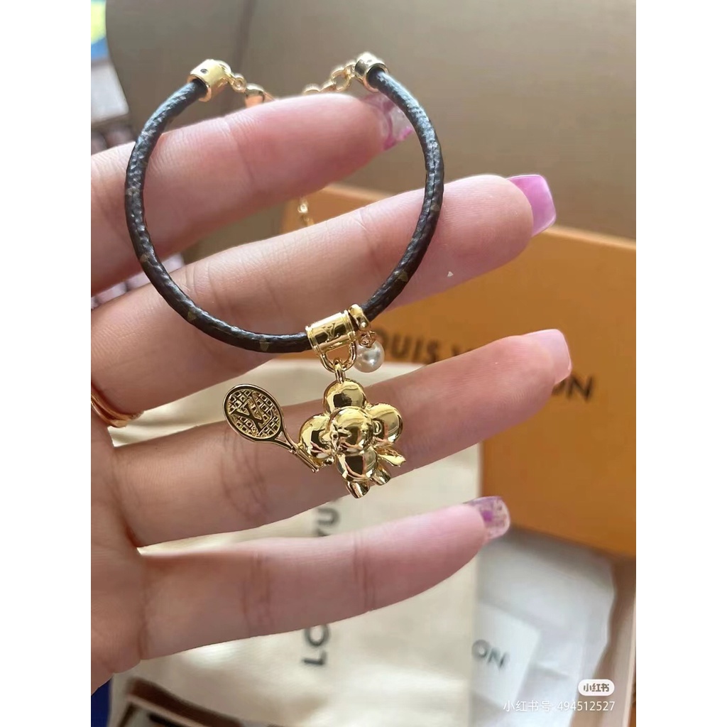 Hàng Mới Về Mới Vòng Tay Da Đính Búp Bê Phong Cách Retro