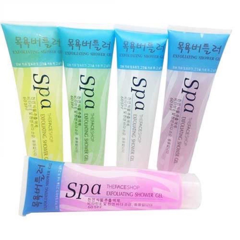 Tẩy tế bào chết SPA 350ml - Gel tẩy tế bào chết toàn thân, dưỡng da trắng sáng, tẩy da chết body