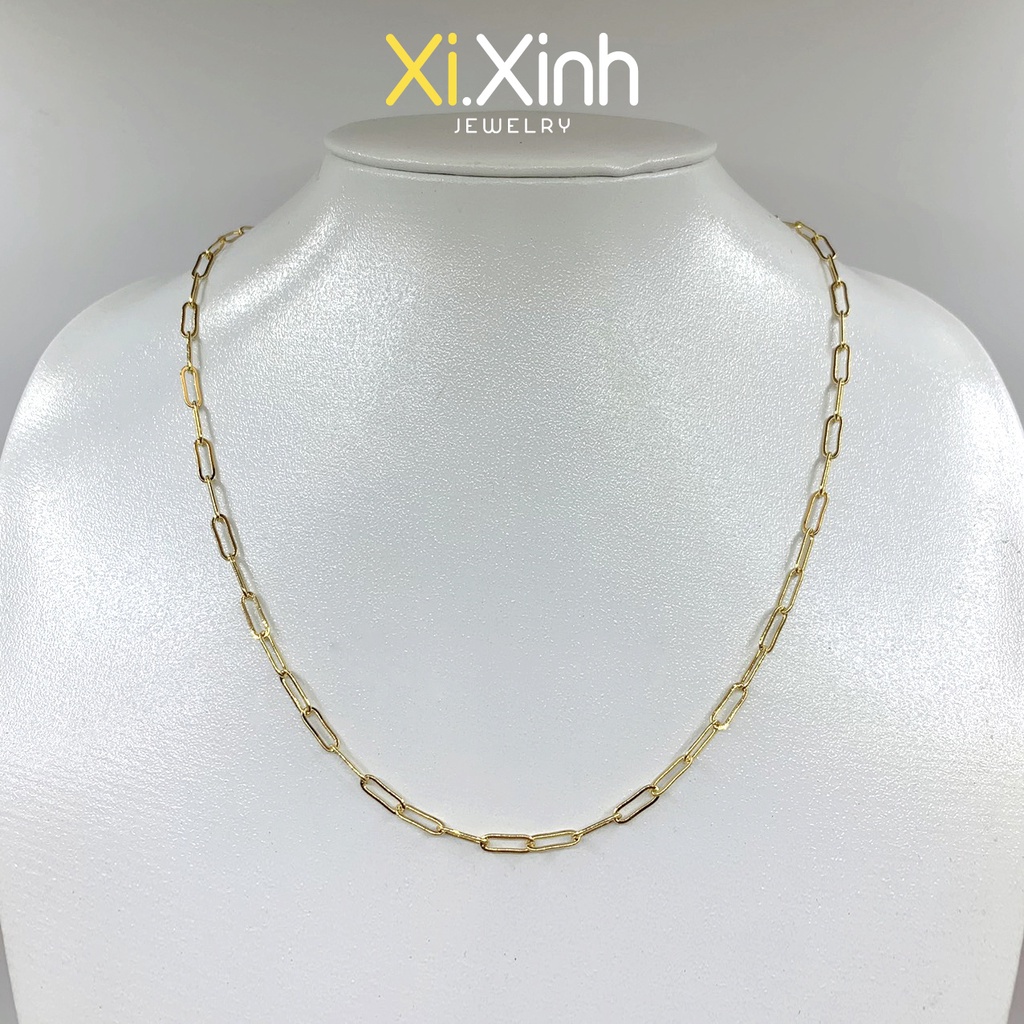 dây chuyền xích xi mạ vàng 18k - D9