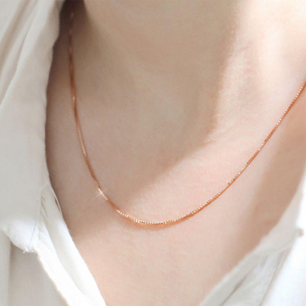 Vòng cổ 45cm Có Khóa Càng Cua Thời Trang Cho Nam Và Nữ