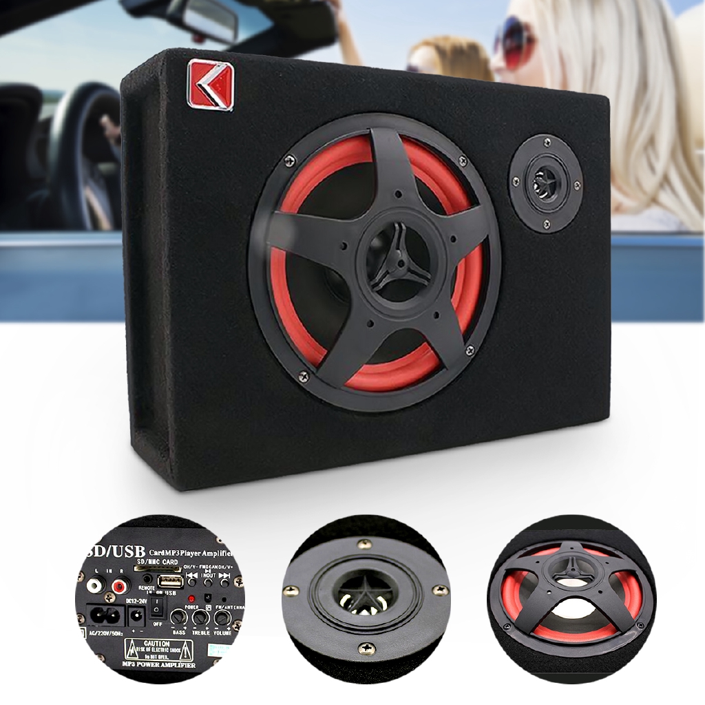 Loa subwoofer Kích Hoạt 6 Inch 350w Chuyên Dụng Cho Xe Hơi