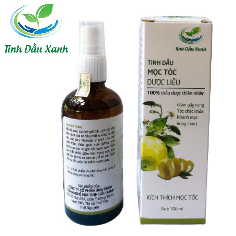 Tinh dầu mọc tóc dược liệu hương bưởi loại 100ml thảo dược thiên nhiên