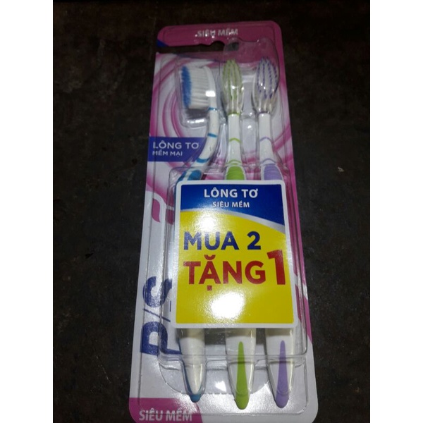 Combo 3 bàn chải p/s mềm mại