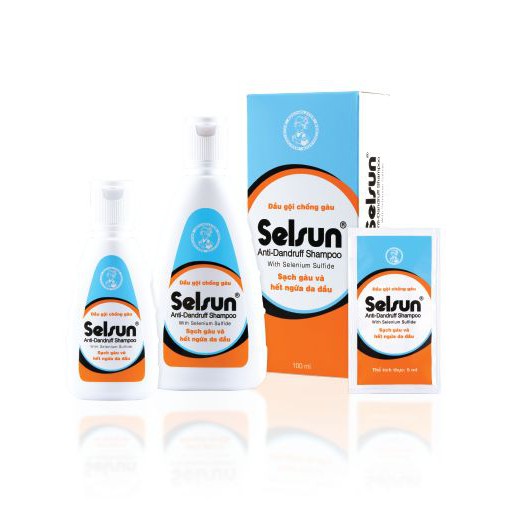 DẦU GỘI SELSUN  - Dầu gội gàu Selsun Anti-Dandruff Shampoo 1%